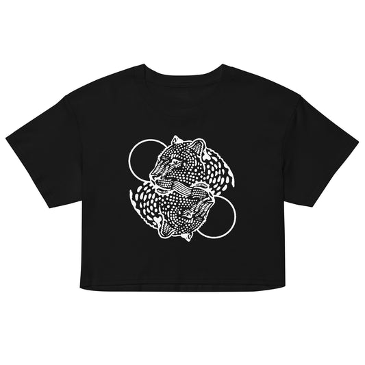 RFW LAB  crop top shirt in black