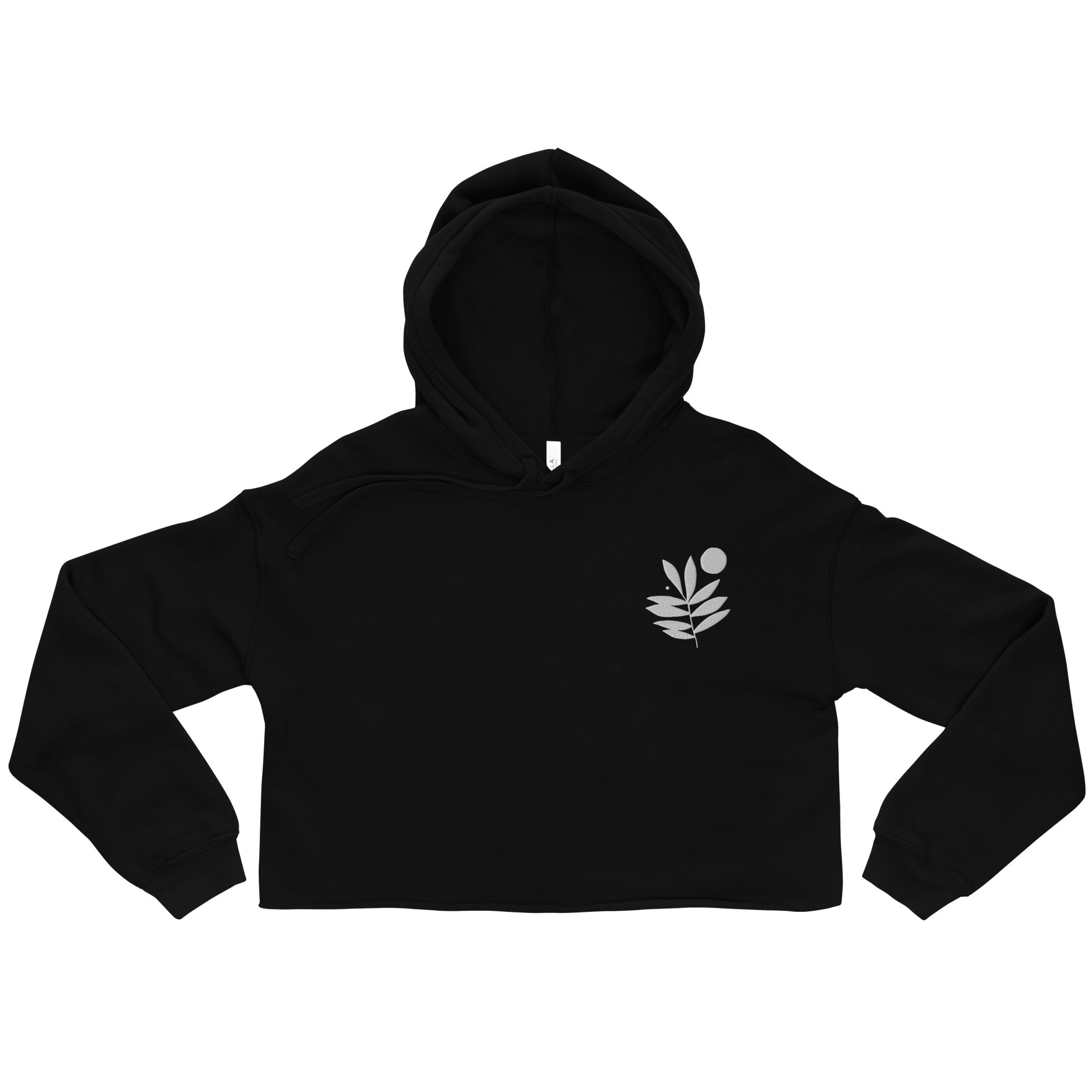Product RFW LAB Simple Things embroidered crop hoodie in black